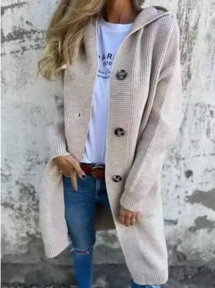 Aria – Longline Knitted Cardigan